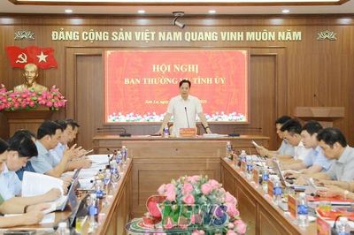 Ban Thường vụ Tỉnh ủy họp quyết định một số nội dung theo thẩm quyền