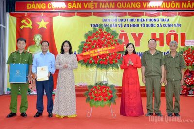 Phó Chủ tịch HĐND tỉnh Lê Thị Thanh Trà dự Ngày hội Toàn dân bảo vệ an ninh Tổ quốc năm 2026 xã Xuân Vân
