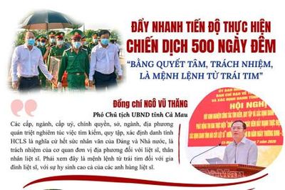 Đẩy nhanh tiến độ thực hiện chiến dịch 500 ngày đêm