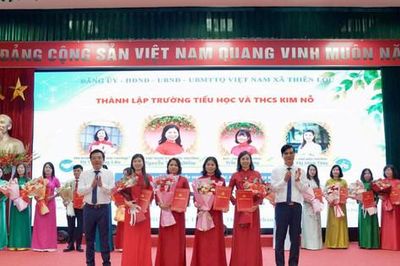 Xã Thiên Lộc còn 10 trường công lập sau sắp xếp