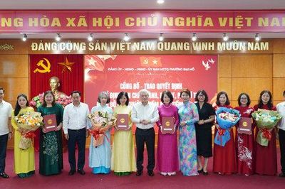 Phường Đại Mỗ còn 4 trường sau sắp xếp cơ sở giáo dục công lập
