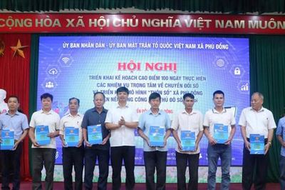 Xã Phù Đổng: Phát động 100 ngày cao điểm chuyển đổi số