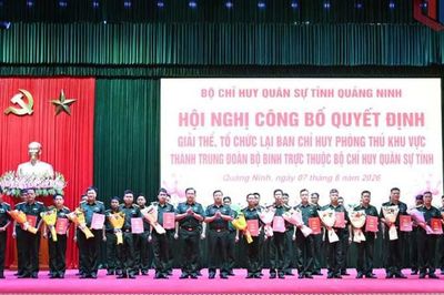 Giải thể, sắp xếp, điều chuyển, tổ chức lại lực lượng quân sự địa phương