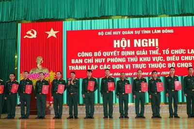 Giải thể, tổ chức lại quân sự địa phương, thành lập Trung đoàn, Tiểu đoàn, điều động, bổ nhiệm nhân sự