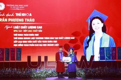 Trường đại học Luật Thành phố Hồ Chí Minh vinh danh tân khoa, đề cao trách nhiệm và giá trị phụng sự xã hội
