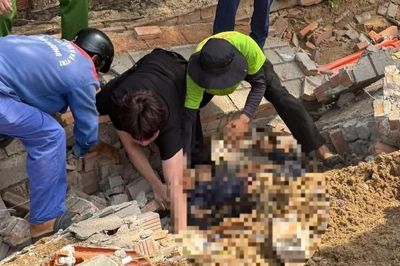 Lâm Đồng: Đào đường làm sập tường khu nghỉ dưỡng Mũi Né, hai người thương vong