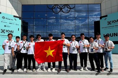 Đội tuyển Việt Nam giành 7 huy chương tại Olympic Trí tuệ nhân tạo quốc tế 2026