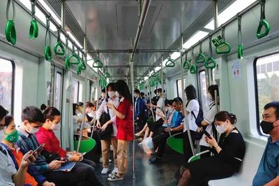 Tuyến đường sắt Nhổn - Ga Hà Nội phục vụ 30.000 lượt khách mỗi ngày