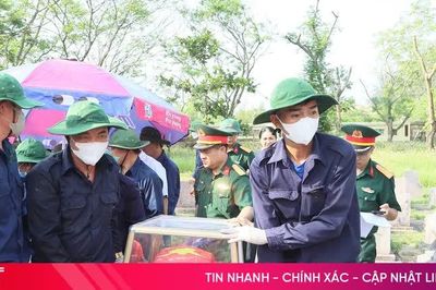 Hà Tĩnh hoàn thành khai phật, lấy mẫu 774 phần mộ liệt sĩ chưa xác định thông tin