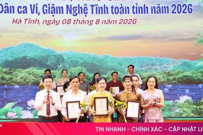 Tổng kết, trao giải Cuộc thi 'Đại sứ Văn hóa đọc' và Liên hoan Dân ca Ví, Giặm Nghệ Tĩnh năm 2026