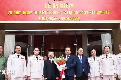 Chủ tịch Quốc hội dự kỷ niệm 70 năm Ngày truyền thống lực lượng Cảnh sát kinh tế