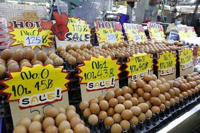 Thái Lan triển khai chương trình bình ổn giá trứng gà