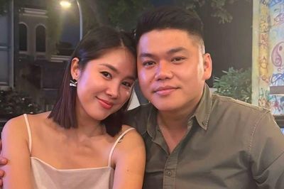 Lê Phương và chồng kỷ niệm ngày cưới