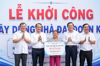 Khởi công xây dựng nhà Đại đoàn kết tại xã Hiệp Đức