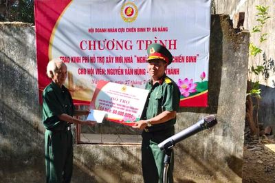 Hội Doanh nhân Cựu chiến binh thành phố hỗ trợ 360 triệu đồng xây 6 nhà ở cho hội viên