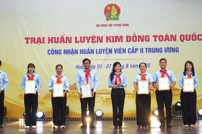 Gia Lai: 13 giáo viên làm Tổng phụ trách Đội được công nhận huấn luyện viên cấp II Trung ương