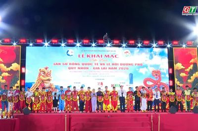 Rộn ràng khai hội Lân sư rồng quốc tế và Lễ hội đường phố Quy Nhơn – Gia Lai 2026
