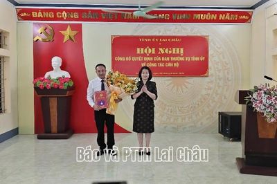 Đồng chí Trịnh Quang Anh được điều động, chỉ định giữ chức Phó Bí thư Đảng ủy xã Mường Khoa