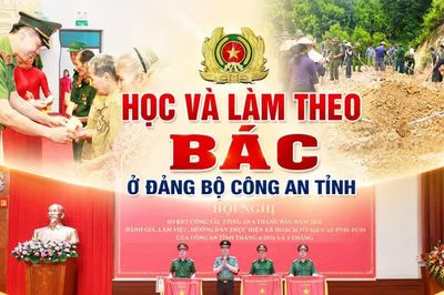 Học và làm theo Bác ở Đảng bộ Công an tỉnh