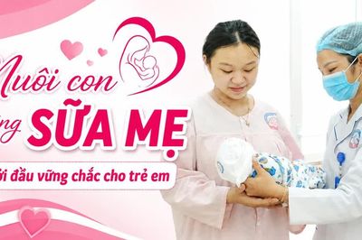 Nuôi con bằng sữa mẹ - khởi đầu vững chắc cho trẻ em