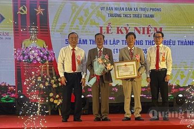 Trường THCS Triệu Thành tổ chức lễ kỷ niệm 50 năm thành lập
