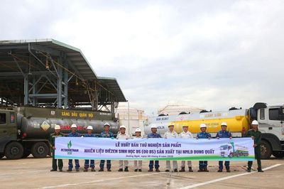 BSR xuất bán lô nhiên liệu Diesel sinh học B5 đầu tiên từ Nhà máy Lọc dầu Dung Quất