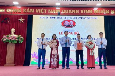 Xã Vĩnh Thanh: Thành lập 6 cơ sở giáo dục sau sắp xếp