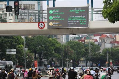 Hiệu quả sau hai tuần sử dụng màn hình LED giao thông