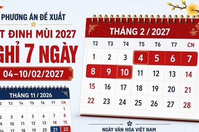 Bộ VHTT&DL thống nhất đề xuất nghỉ Tết Đinh Mùi 7 ngày