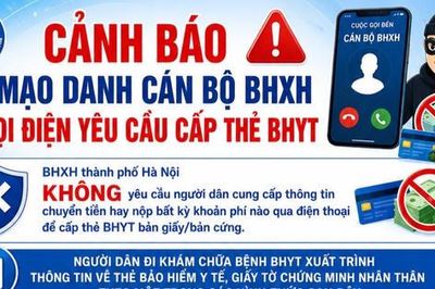 Hà Nội cảnh báo lừa đảo mạo danh cán bộ BHXH