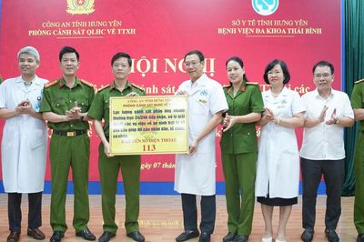 Bệnh viện Đa khoa Thái Bình phối hợp Công an triển khai mô hình Cảnh sát 113