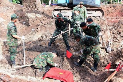 TP.HCM: Thêm 18 bộ hài cốt liệt sĩ được phát hiện tại Công viên Lê Thị Riêng