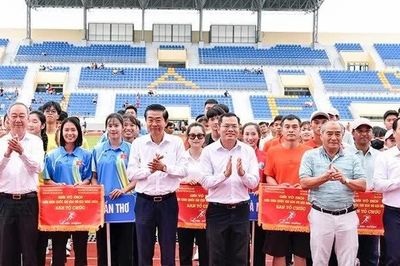 Khai mạc Giải vô địch Điền kinh quốc gia tại Cà Mau