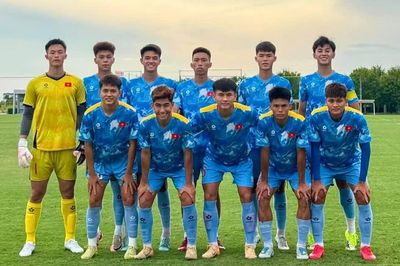 U20 Việt Nam hòa 0-0 trong trận đấu tập đầu tiên tại Nhật Bản