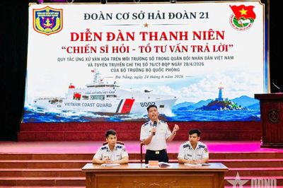 Thiếu tá Nguyễn Văn Mạnh - người cán bộ Đoàn tận tụy, gương mẫu