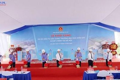 Khởi công Dự án đầu tư xây dựng Trường Đại học Kiểm sát - Cơ sở chính tại Hà Nội