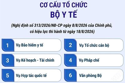 Cơ cấu tổ chức của Bộ Y tế