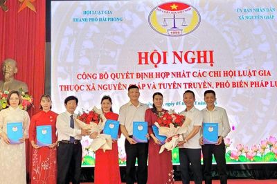 Hải Phòng: Chi hội Luật gia xã Nguyên Giáp kiện toàn tổ chức, đẩy mạnh hoạt động từ cơ sở