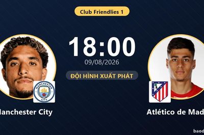 TRỰC TIẾPTrực tiếp Manchester City vs Atlético de Madrid: Trận đấu đang diễn ra