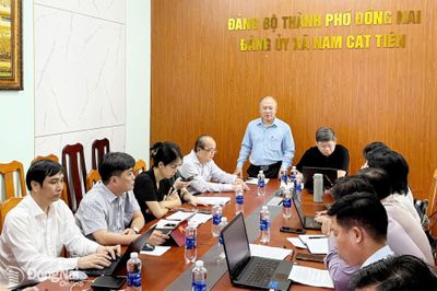 Làm việc với các xã Nam Cát Tiên, Đak Lua, Tà Lài về tình hình triển khai nhiệm vụ khoa học và công nghệ