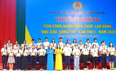 Công đoàn Đồng Nai tuyên dương gần 1,3 ngàn học sinh 'Học giỏi, sống tốt'
