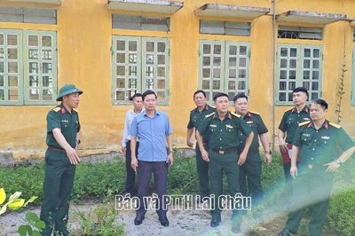 Hội nghị giao nhiệm vụ Diễn tập tác chiến trong khu vực phòng thủ xã Mường Khoa