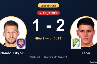 TRỰC TIẾPTrực tiếp Orlando City SC vs Leon: Leon vượt lên dẫn trước