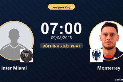 TRỰC TIẾPTrực tiếp Inter Miami vs Monterrey: Đội hình xuất phát