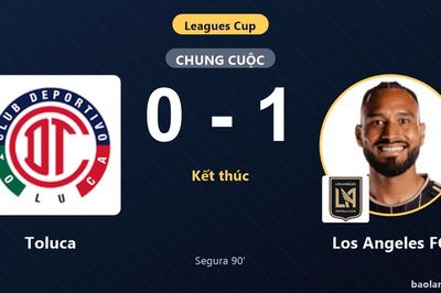 Segura tỏa sáng phút 90, Los Angeles FC đả bại Toluca tại Leagues Cup