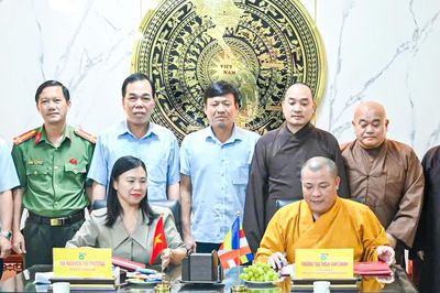 Thanh Hóa: Ký kết chương trình phối hợp giữa Ban Trị sự và Ủy ban MTTQVN tỉnh