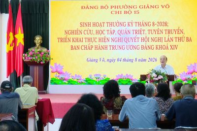 Giữ vững trận địa tư tưởng từ cơ sở