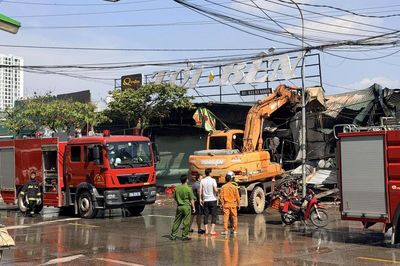 Lại xảy ra cháy trên đường 25m Thanh Liệt, Hà Nội