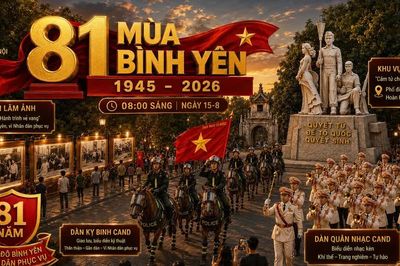 '81 mùa bình yên': Cảnh sát cơ động kỵ binh, quân nhạc trình diễn và giao lưu với người dân từ sáng ngày 15-8