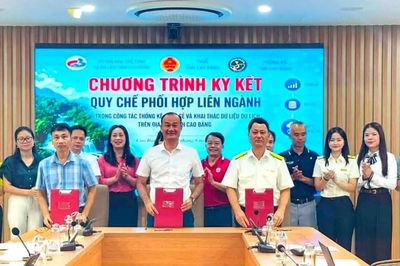 Cao Bằng ký kết phối hợp chia sẻ, khai thác dữ liệu du lịch